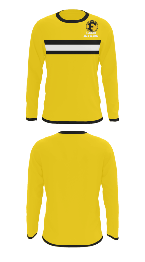Long Sleeve Performance Shirt, Ferriday High School, Spirit Store, Teamtime, Team time, sublimation, custom sports apparel, team uniforms, spirit wear, spiritwear, sports uniforms, custom shirts, team store, custom team store, fundraiser sports, apparel fundraiser
