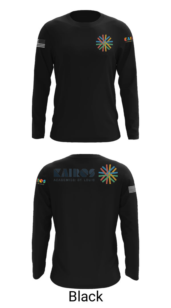 Long Sleeve Performance Shirt, Kairos Academies, Spirit Store, Teamtime, Team time, sublimation, custom sports apparel, team uniforms, spirit wear, spiritwear, sports uniforms, custom shirts, team store, custom team store, fundraiser sports, apparel fundraiser