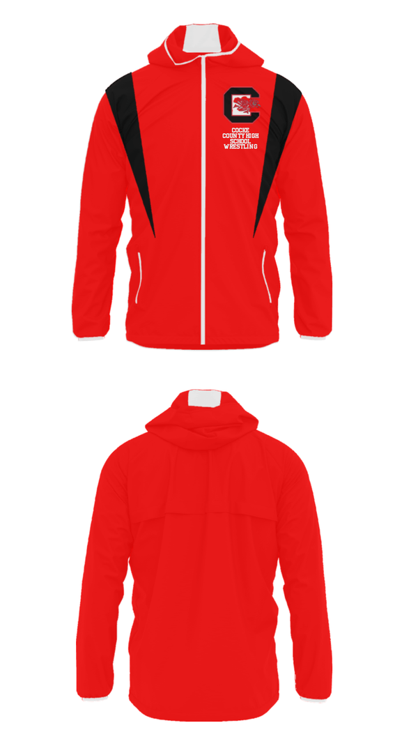 Windbreaker, Cocke County High School Wrestling, Wrestling, Teamtime, Team time, sublimation, custom sports apparel, team uniforms, spirit wear, spiritwear, sports uniforms, custom shirts, team store, custom team store, fundraiser sports, apparel fundraiser