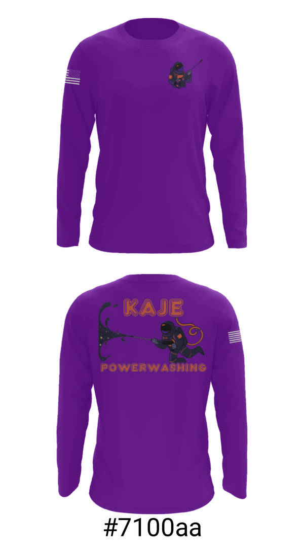 Long Sleeve Performance Shirt, K.A.J.E, , Teamtime, Team time, sublimation, custom sports apparel, team uniforms, spirit wear, spiritwear, sports uniforms, custom shirts, team store, custom team store, fundraiser sports, apparel fundraiser