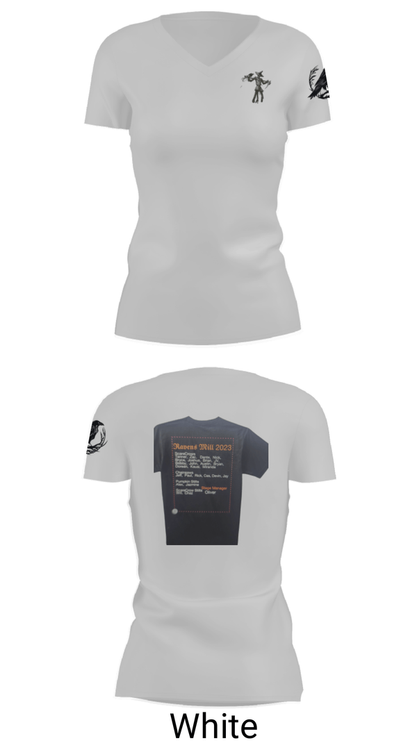 Women's Short Sleeve Vneck Shirt, Ravens mill 2023, , Teamtime, Team time, sublimation, custom sports apparel, team uniforms, spirit wear, spiritwear, sports uniforms, custom shirts, team store, custom team store, fundraiser sports, apparel fundraiser