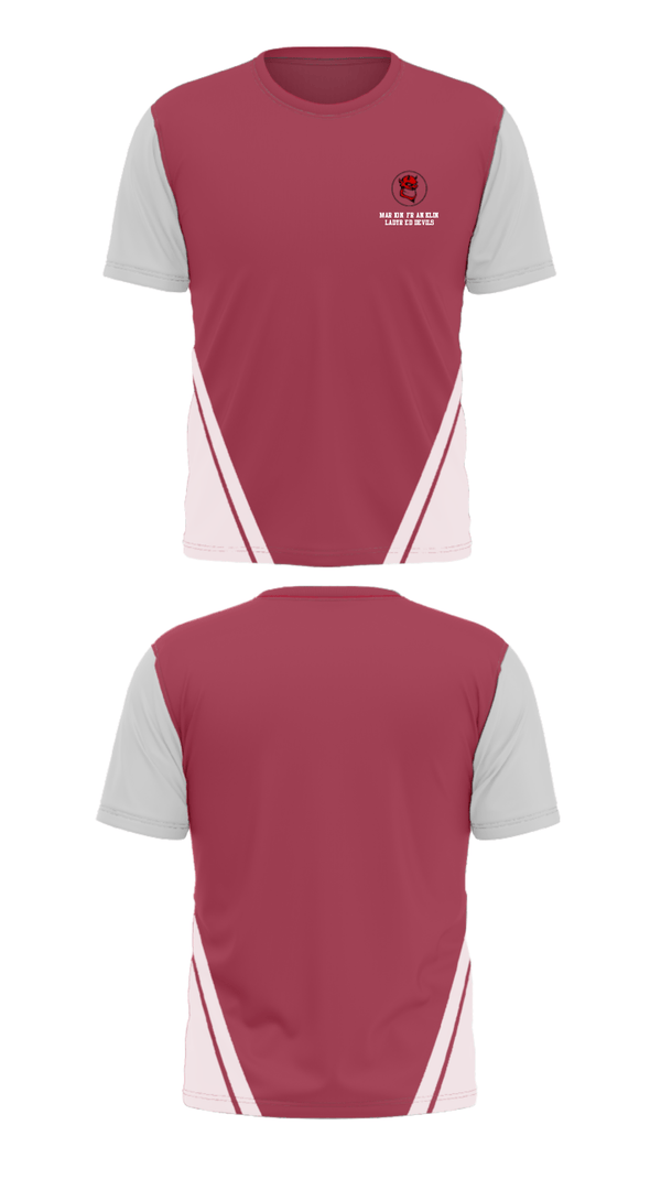 Short Sleeve Performance Shirt, Marion Franklin lady Red Devils, Women's Basketball, Teamtime, Team time, sublimation, custom sports apparel, team uniforms, spirit wear, spiritwear, sports uniforms, custom shirts, team store, custom team store, fundraiser sports, apparel fundraiser