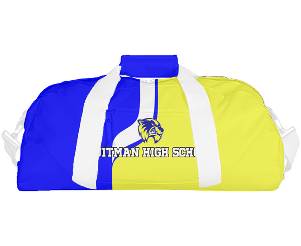 Duffle Bag, Quitman High School, Spirit Store, Teamtime, Team time, sublimation, custom sports apparel, team uniforms, spirit wear, spiritwear, sports uniforms, custom shirts, team store, custom team store, fundraiser sports, apparel fundraiser