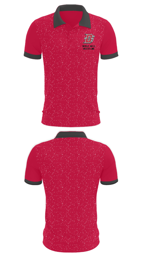 Short Sleeve Performance Polo, Dover Area High School Wrestling, Wrestling, Teamtime, Team time, sublimation, custom sports apparel, team uniforms, spirit wear, spiritwear, sports uniforms, custom shirts, team store, custom team store, fundraiser sports, apparel fundraiser
