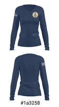 Trenton High School Wrestling 85947770 Women's Long Sleeve V-neck Shirt - 20
