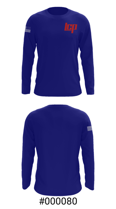 Lubbock-Cooper Liberty High School Wrestling 91848927 Long Sleeve Performance Shirt - 18