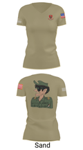 Legión Extranjera USA 37653528 Women's Short Sleeve V-neck Shirt - 44