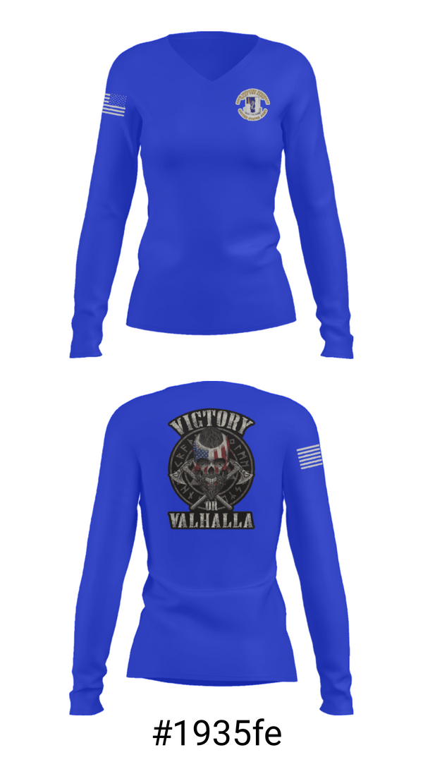 Women's Long Sleeve Vneck Shirt, 1-50 infantry battalion, Army, Teamtime, Team time, sublimation, custom sports apparel, team uniforms, spirit wear, spiritwear, sports uniforms, custom shirts, team store, custom team store, fundraiser sports, apparel fundraiser