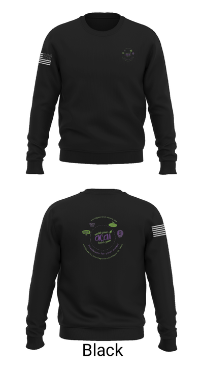 World green açaí bowl 42170125 Crew Neck Sweatshirt - 9