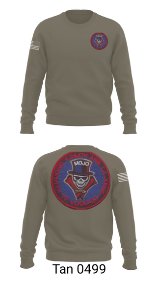 Crew Neck Sweatshirt, 1-244th AASF, National Guard, Teamtime, Team time, sublimation, custom sports apparel, team uniforms, spirit wear, spiritwear, sports uniforms, custom shirts, team store, custom team store, fundraiser sports, apparel fundraiser