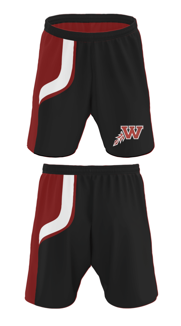 Athletic Shorts With Pockets, Waterloo West High School Basketball, Women's Basketball, Teamtime, Team time, sublimation, custom sports apparel, team uniforms, spirit wear, spiritwear, sports uniforms, custom shirts, team store, custom team store, fundraiser sports, apparel fundraiser