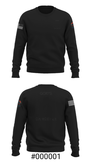 Crew Neck Sweatshirt, GOD'S GANGSTER, Baseball, Teamtime, Team time, sublimation, custom sports apparel, team uniforms, spirit wear, spiritwear, sports uniforms, custom shirts, team store, custom team store, fundraiser sports, apparel fundraiser