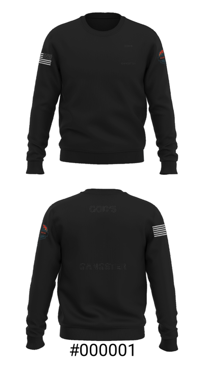 GOD'S GANGSTER 5799202 Crew Neck Sweatshirt - 2