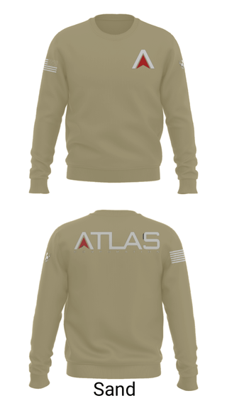 Crew Neck Sweatshirt, , Army, Teamtime, Team time, sublimation, custom sports apparel, team uniforms, spirit wear, spiritwear, sports uniforms, custom shirts, team store, custom team store, fundraiser sports, apparel fundraiser