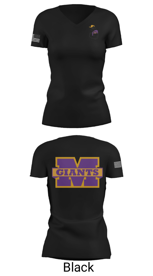 Women's Short Sleeve Vneck Shirt, Marion High School Wrestling, Wrestling, Teamtime, Team time, sublimation, custom sports apparel, team uniforms, spirit wear, spiritwear, sports uniforms, custom shirts, team store, custom team store, fundraiser sports, apparel fundraiser