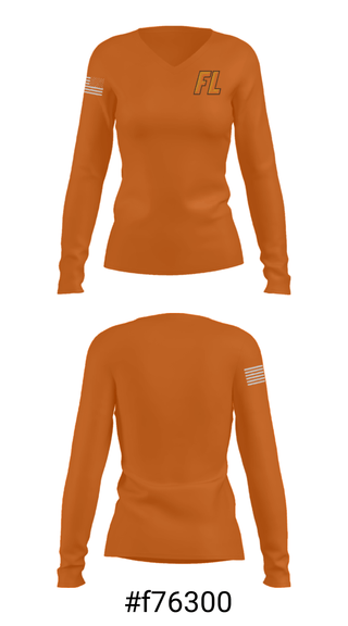 Women's Long Sleeve Vneck Shirt, Fort Lee Boys Basketball, Men's Basketball, Teamtime, Team time, sublimation, custom sports apparel, team uniforms, spirit wear, spiritwear, sports uniforms, custom shirts, team store, custom team store, fundraiser sports, apparel fundraiser