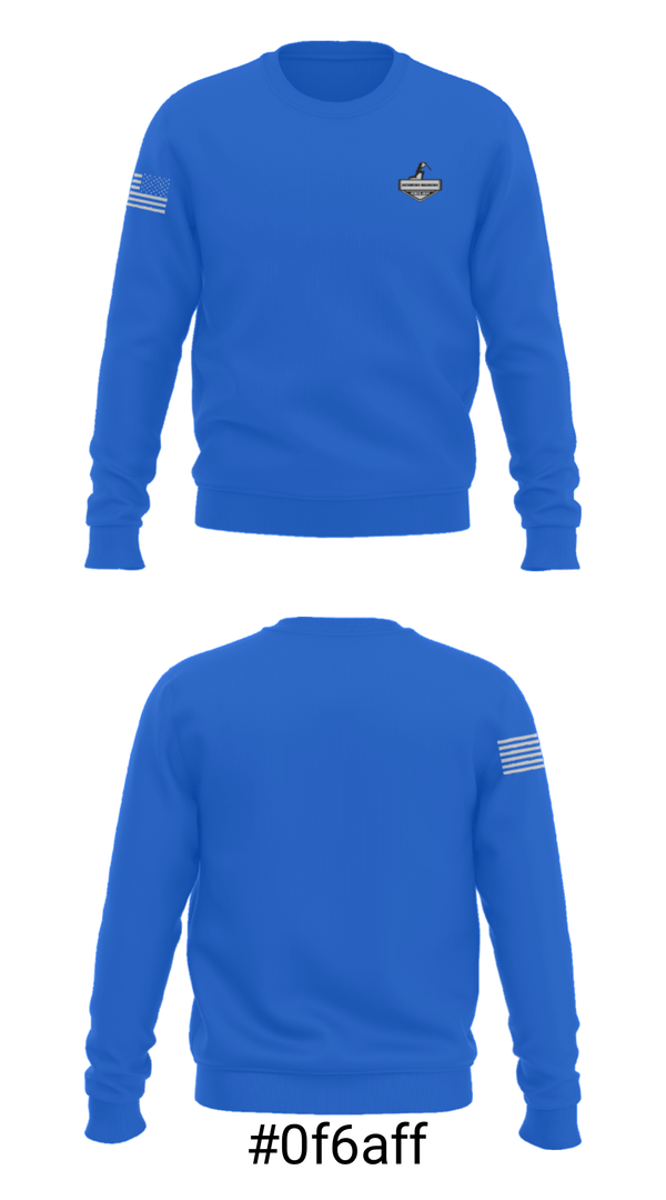 Crew Neck Sweatshirt, Richmond Warriors, Baseball, Teamtime, Team time, sublimation, custom sports apparel, team uniforms, spirit wear, spiritwear, sports uniforms, custom shirts, team store, custom team store, fundraiser sports, apparel fundraiser