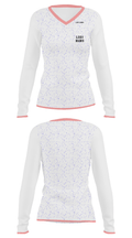 Lodi Rams 32479653 Women's Long Sleeve V-neck Shirt - 34