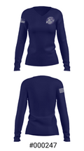 Chatham Kent Wildcats 95171561 Women's Long Sleeve V-neck Shirt - 20