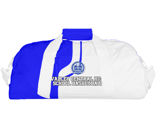 Duffle Bag, Valley Central High School Basketball, Men's Basketball, Teamtime, Team time, sublimation, custom sports apparel, team uniforms, spirit wear, spiritwear, sports uniforms, custom shirts, team store, custom team store, fundraiser sports, apparel fundraiser