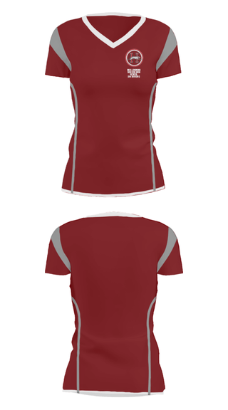 Women's Short Sleeve Vneck Shirt, Healdsburg Senior High School Swimming, Swimming, Teamtime, Team time, sublimation, custom sports apparel, team uniforms, spirit wear, spiritwear, sports uniforms, custom shirts, team store, custom team store, fundraiser sports, apparel fundraiser