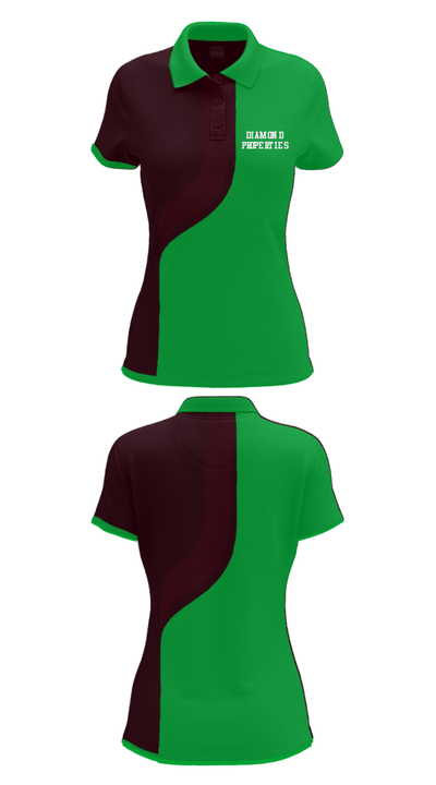 Diamond Properties 79095329 Women's Short Sleeve Performance Polo  - 22