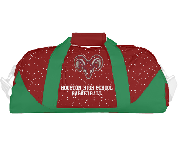 Duffle Bag, Houston High School Basketball, Women's Basketball, Teamtime, Team time, sublimation, custom sports apparel, team uniforms, spirit wear, spiritwear, sports uniforms, custom shirts, team store, custom team store, fundraiser sports, apparel fundraiser