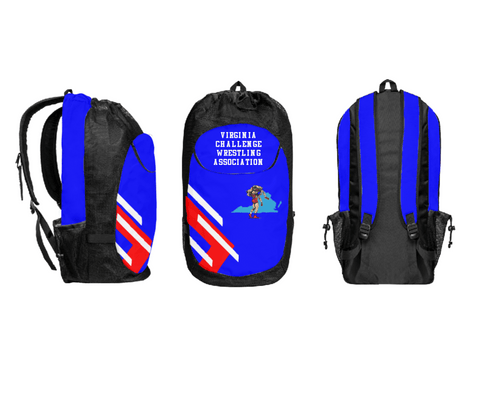 Gear Bag, Virginia Challenge Wrestling Association, Wrestling, Teamtime, Team time, sublimation, custom sports apparel, team uniforms, spirit wear, spiritwear, sports uniforms, custom shirts, team store, custom team store, fundraiser sports, apparel fundraiser