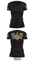 2-44 Air Defense Artillery Regiment 13491150 Women's Short Sleeve V-neck Shirt - 20