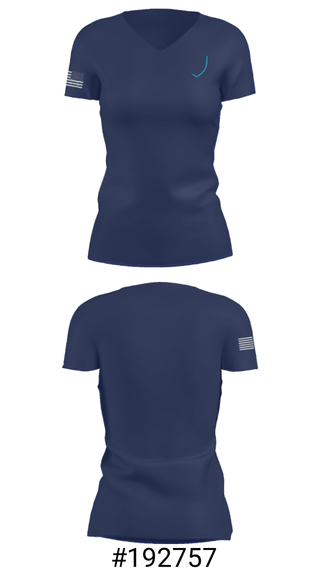 Women's Short Sleeve Vneck Shirt, Akiva School, Spirit Store, Teamtime, Team time, sublimation, custom sports apparel, team uniforms, spirit wear, spiritwear, sports uniforms, custom shirts, team store, custom team store, fundraiser sports, apparel fundraiser