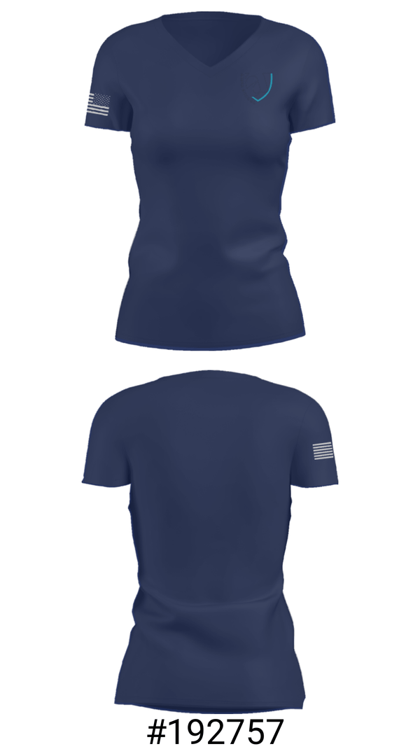 Women's Short Sleeve Vneck Shirt, Akiva School, Spirit Store, Teamtime, Team time, sublimation, custom sports apparel, team uniforms, spirit wear, spiritwear, sports uniforms, custom shirts, team store, custom team store, fundraiser sports, apparel fundraiser