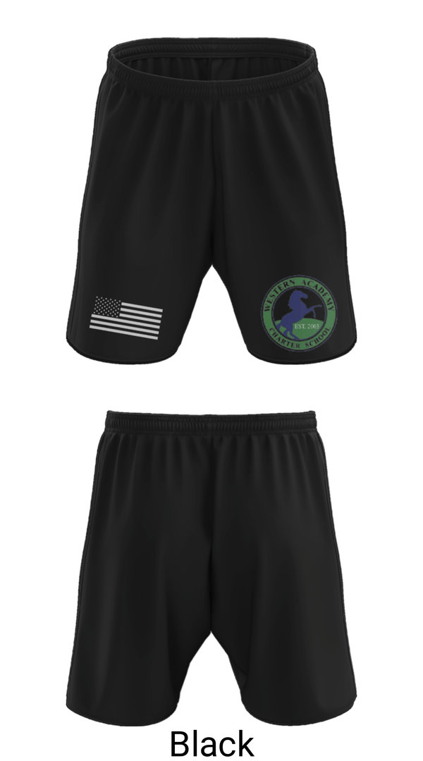 Athletic Shorts With Pockets, Western Academy Charter School, Spirit Store, Teamtime, Team time, sublimation, custom sports apparel, team uniforms, spirit wear, spiritwear, sports uniforms, custom shirts, team store, custom team store, fundraiser sports, apparel fundraiser