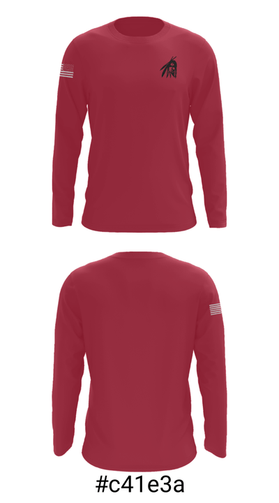 Leyton High School Basketball 97839125 Long Sleeve Performance Shirt - 18