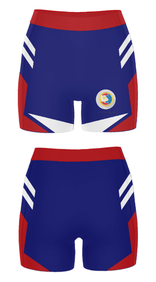 Women's Compression Shorts, City Day Community School, Spirit Store, Teamtime, Team time, sublimation, custom sports apparel, team uniforms, spirit wear, spiritwear, sports uniforms, custom shirts, team store, custom team store, fundraiser sports, apparel fundraiser