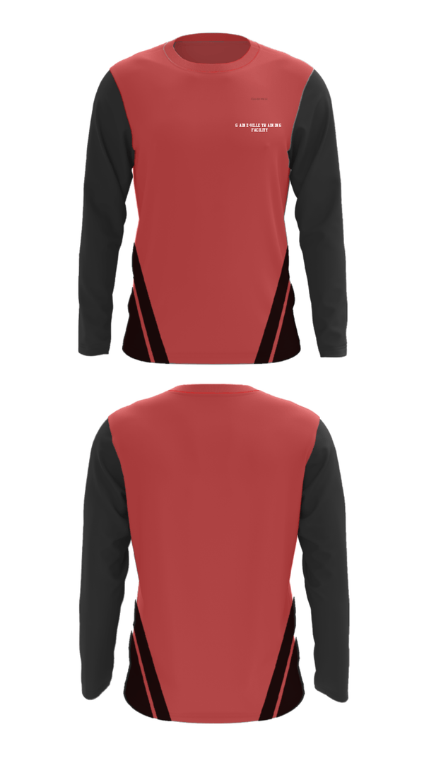 Long Sleeve Performance Shirt, Gainz-ville Training Facility, , Teamtime, Team time, sublimation, custom sports apparel, team uniforms, spirit wear, spiritwear, sports uniforms, custom shirts, team store, custom team store, fundraiser sports, apparel fundraiser