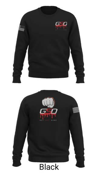 Crew Neck Sweatshirt, GetShitDone, E-Sports, Teamtime, Team time, sublimation, custom sports apparel, team uniforms, spirit wear, spiritwear, sports uniforms, custom shirts, team store, custom team store, fundraiser sports, apparel fundraiser