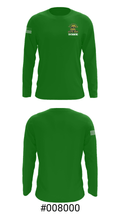Audubon Senior High School Swimming 76077146 Long Sleeve Performance Shirt - 18