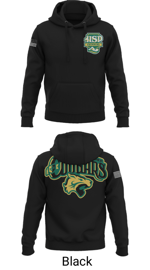 Hoodie, Holy Spirit Preparatory Upper School Swimming, Swimming, Teamtime, Team time, sublimation, custom sports apparel, team uniforms, spirit wear, spiritwear, sports uniforms, custom shirts, team store, custom team store, fundraiser sports, apparel fundraiser