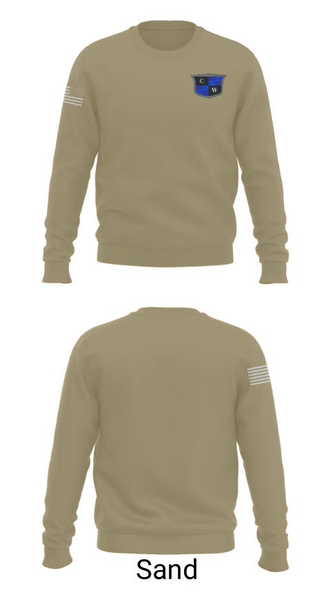 Crew Neck Sweatshirt, Charlie West, Police, Teamtime, Team time, sublimation, custom sports apparel, team uniforms, spirit wear, spiritwear, sports uniforms, custom shirts, team store, custom team store, fundraiser sports, apparel fundraiser