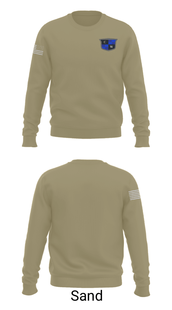 Crew Neck Sweatshirt, Charlie West, Police, Teamtime, Team time, sublimation, custom sports apparel, team uniforms, spirit wear, spiritwear, sports uniforms, custom shirts, team store, custom team store, fundraiser sports, apparel fundraiser