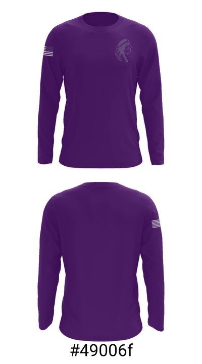 Gladstone High School 63050123 Long Sleeve Performance Shirt - 18