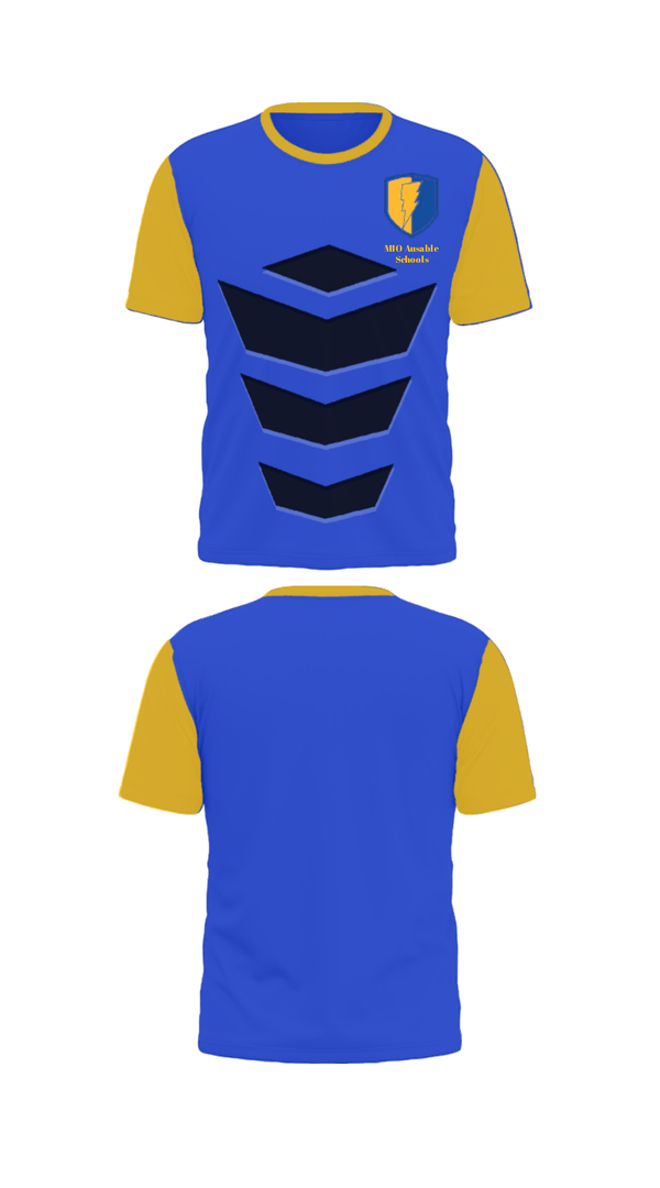 Short Sleeve Performance Shirt, MIO Ausable schools, Spirit Store, Teamtime, Team time, sublimation, custom sports apparel, team uniforms, spirit wear, spiritwear, sports uniforms, custom shirts, team store, custom team store, fundraiser sports, apparel fundraiser