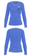 Northern Valley Regional High School At Demarest 55610350 Women's Long Sleeve V-neck Shirt - 34