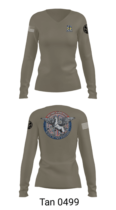 2-82 61836862 Women's Long Sleeve V-neck Shirt - 39