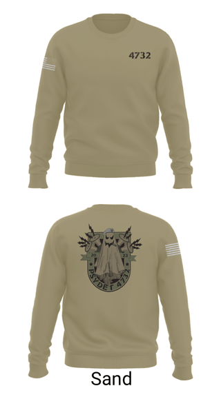 Crew Neck Sweatshirt, , Army, Teamtime, Team time, sublimation, custom sports apparel, team uniforms, spirit wear, spiritwear, sports uniforms, custom shirts, team store, custom team store, fundraiser sports, apparel fundraiser