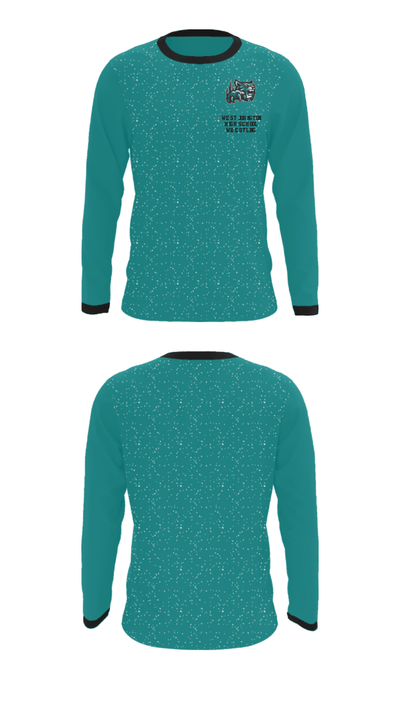 West Johnston High School Wrestling 36197702 Long Sleeve Performance Shirt - 35