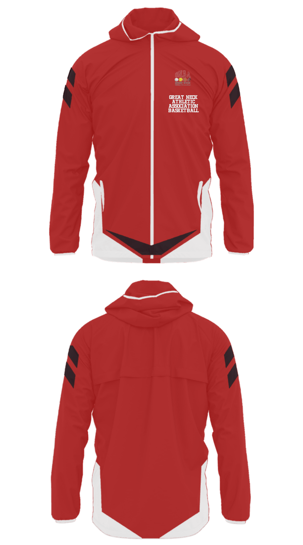 Windbreaker, Great Neck Athletic Association Basketball, Men's Basketball, Teamtime, Team time, sublimation, custom sports apparel, team uniforms, spirit wear, spiritwear, sports uniforms, custom shirts, team store, custom team store, fundraiser sports, apparel fundraiser