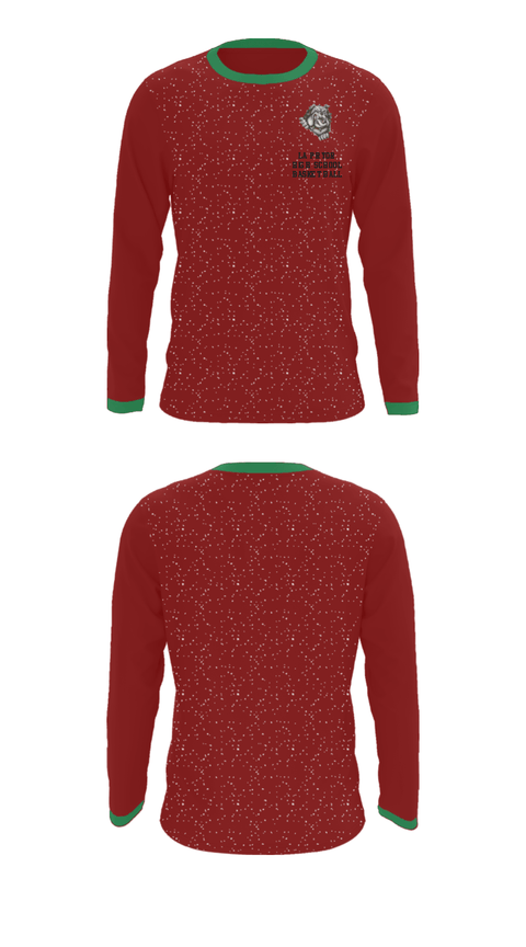 Long Sleeve Performance Shirt, La Pryor High School Basketball, Men's Basketball, Teamtime, Team time, sublimation, custom sports apparel, team uniforms, spirit wear, spiritwear, sports uniforms, custom shirts, team store, custom team store, fundraiser sports, apparel fundraiser