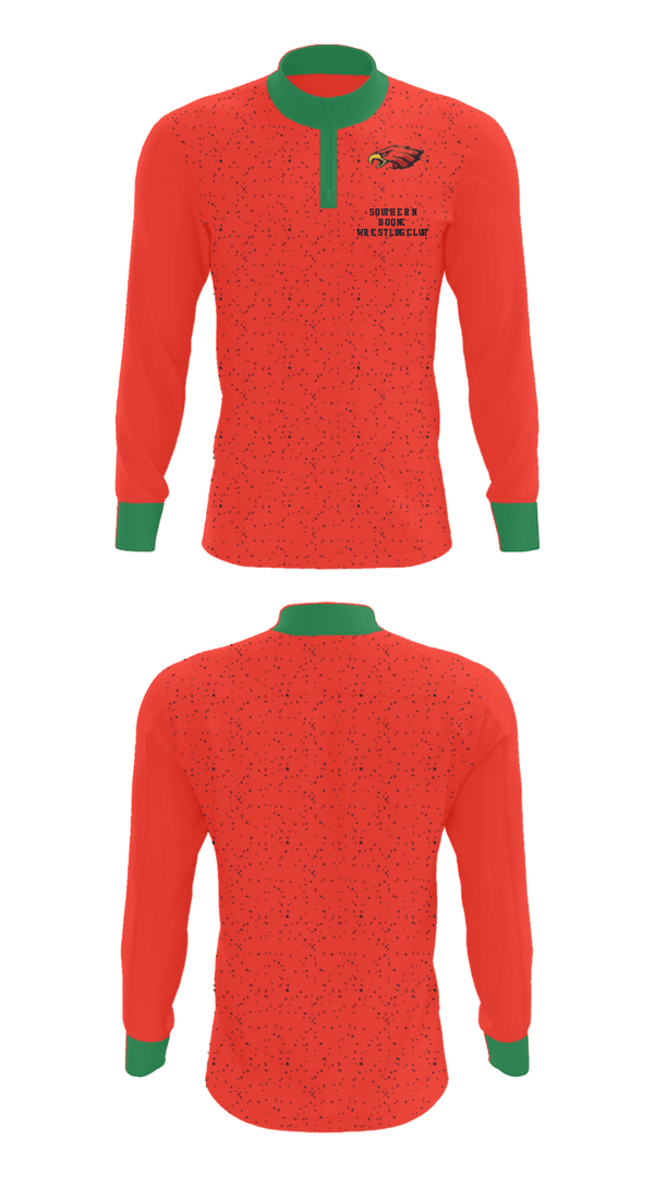 Quarter Zip Jacket, Southern Boone Wrestling Club, Wrestling, Teamtime, Team time, sublimation, custom sports apparel, team uniforms, spirit wear, spiritwear, sports uniforms, custom shirts, team store, custom team store, fundraiser sports, apparel fundraiser