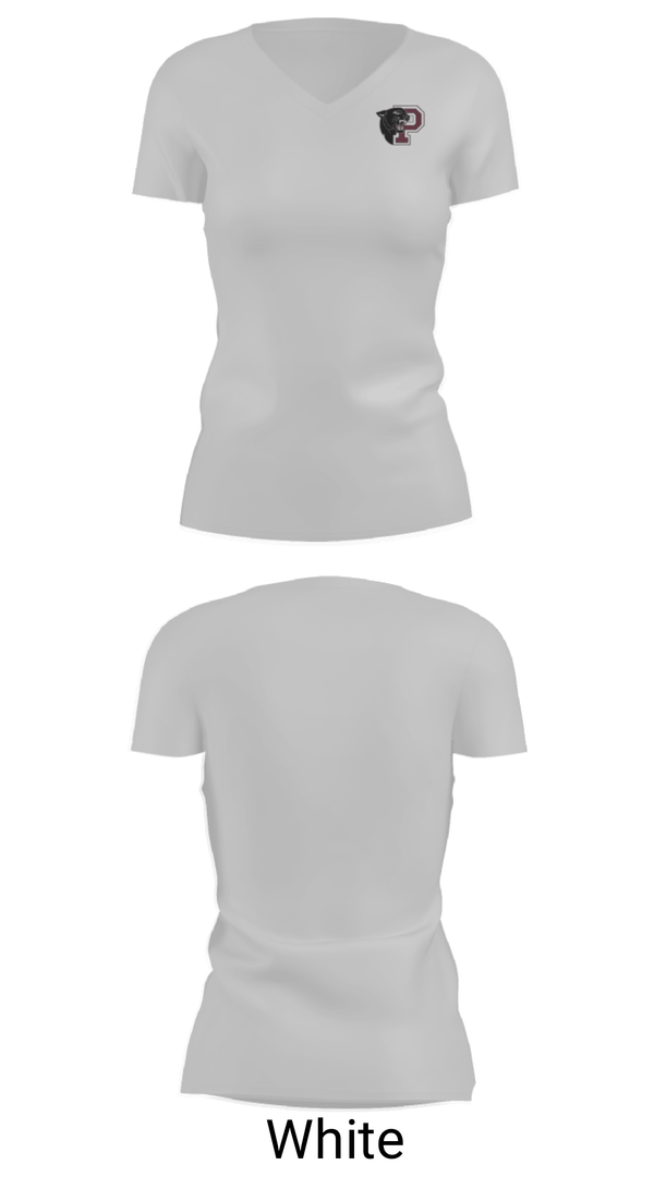 Women's Short Sleeve Vneck Shirt, Princeton High School Baketball, Men's Basketball, Teamtime, Team time, sublimation, custom sports apparel, team uniforms, spirit wear, spiritwear, sports uniforms, custom shirts, team store, custom team store, fundraiser sports, apparel fundraiser